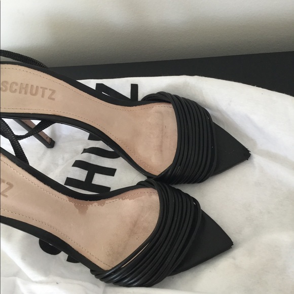 New Schutz black slingback heels - Picture 3 of 3